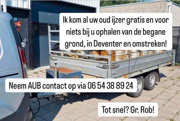 Gezocht oude metalen en oude kranen in omgeving Deventer