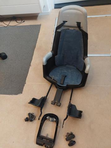 Fietsstoeltje met adapter - geen bagagedrager nodig!