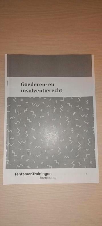 GRATIS EUR Rechten samenvatting goederen en insolventierecht
