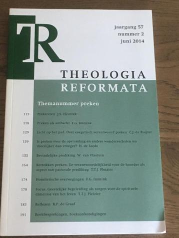 Theologia Reformata Themanummer Preken