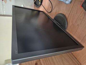 Computerscherm met vlek in beeld