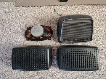 Retro Hoedenplank Speakers 4 Ohm - Onbekend Merk