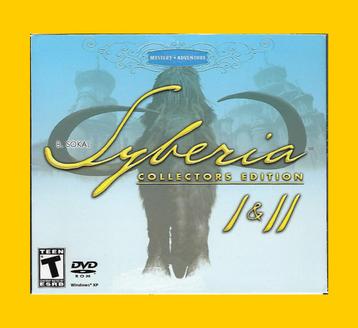PC game Syberia I + II (budget dvd)