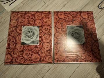 Gratis ophalen: Set van 2 Rozen Fotolijsten