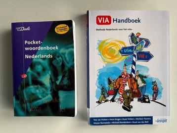 Nederlands boek en Pocket woordenboek NL