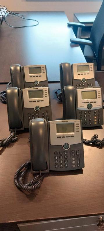 5 Bedrijfstelefoons (Linksys & Cisco)