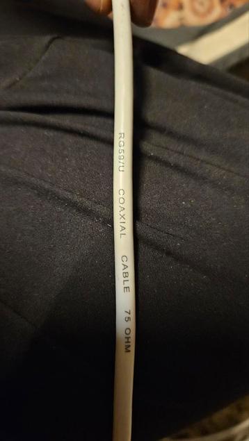 Coax Kabel 75 Ohm - TV Kabel plus minus 7 meter