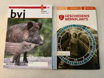 Schoolboeken: Biologie & Geschiedenis