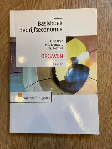 Basisboek Bedrijfseconomie - P. de Boer