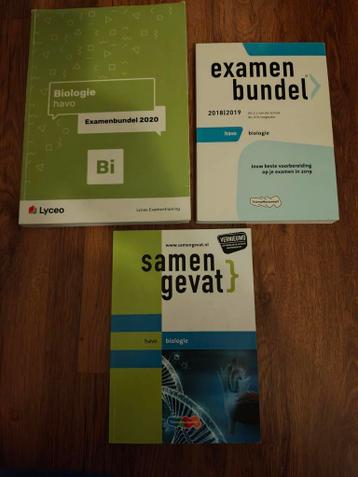Examenbundel en samengevat biologie havo