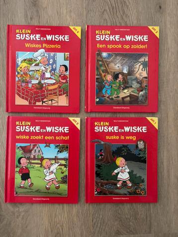 4 kinder Suske en Wiske stripboeken