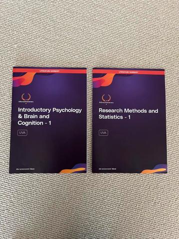 Introductory psychology & RMS | Athena summary