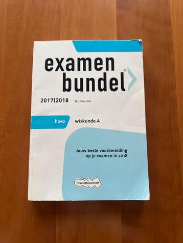 Gratis Examenbundel HAVO Wiskunde A 2017/2018
