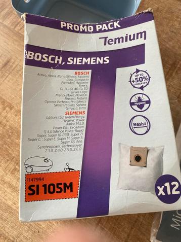 Stofzuigerzakken Bosch/Siemens Temium SI 105M - 12 stuks