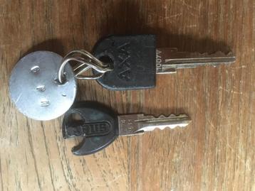 Fietsslot sleutels gevonden