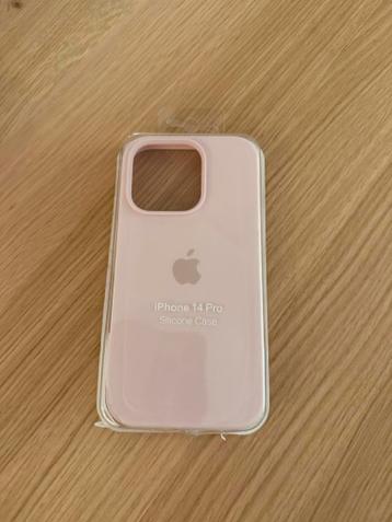 Iphone 14 pro silicone case - Roze. GRATIS