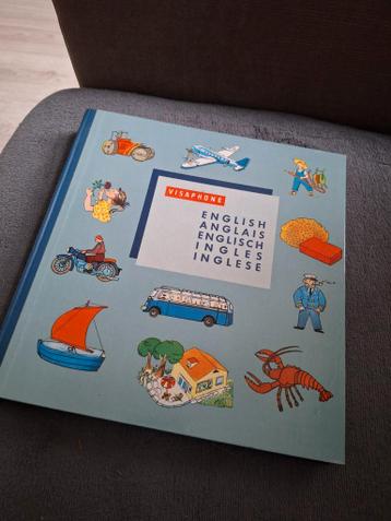 Vintage Visaphone engels leren boek + vinyls