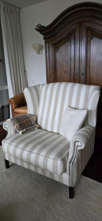 Gestreept Loveseat Stoelen Set