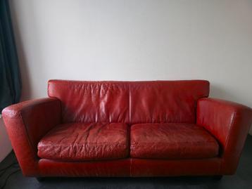 Leren bank van Gerard van den Berg voor Label.