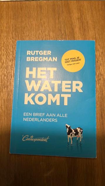Het water komt