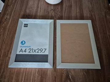 2 Hema fotolijsten 21x29,7 cm (A4) - Zo goed als nieuw