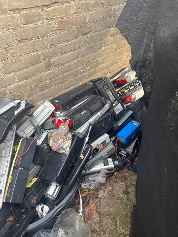 Gratis fietsaccu's - voor recycling of onderdelen