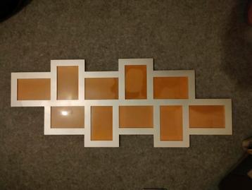 2 Fotolijsten - Zilver (90x35cm) & Wit (80x30cm)