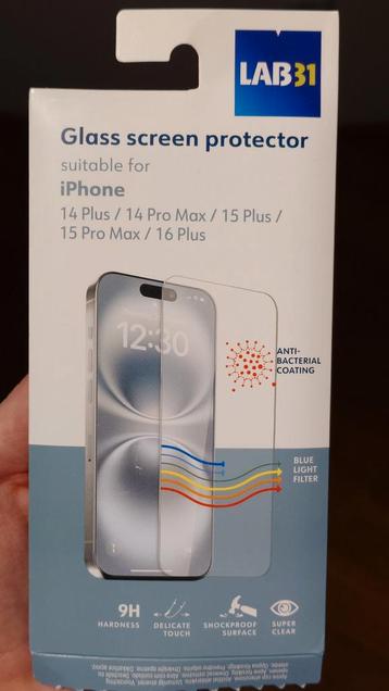 Free Screenprotector iPhone 14/15/16 Plus & Pro Max