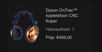 Nieuwe Dyson OnTrac Koptelefoon - CNC Koper