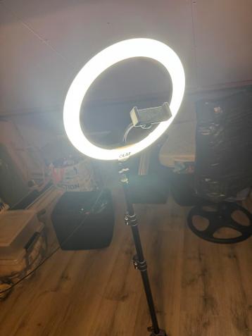 Selfie ring Lamp met Statief - Verstelbare Lichtstanden