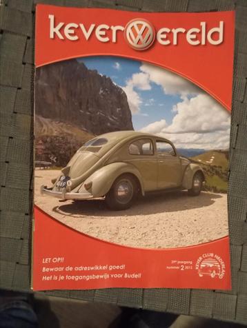 Keverwereld.  Openkap. Ongeveer 50 Volkswagen autobladen.