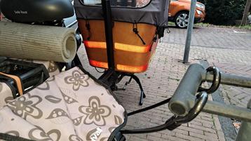 BAKFIETS GESTOLEN IN GORINCHEM: zwart/ bruine VOGUE CARRY 2