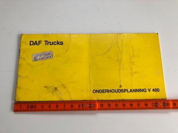 DAF V400 onderhoudsboekje