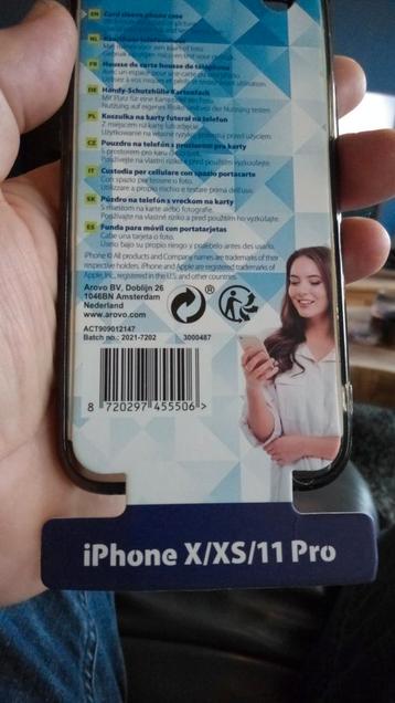 iPhone X/XS/11 Pro Hoesje met Kaarthouder