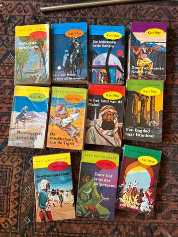 11 Karl May pockets vintage per hele set gratis