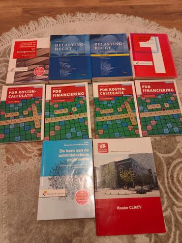 Oude Schoolboeken Accountancy - Diverse Titels