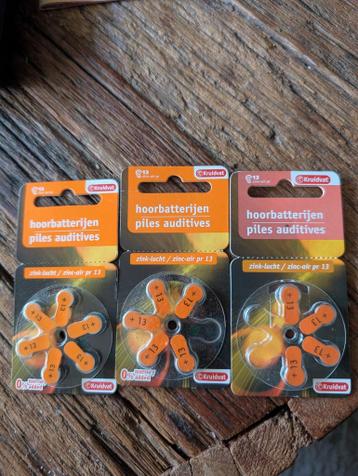 Gratis af te halen. Hoorbatterijen