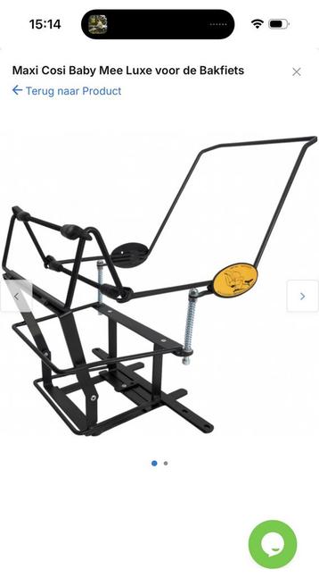 Maxicosi drager baby-mee luxe voor bakfiets