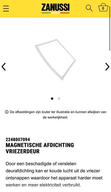 Magnetische afdichting vriezerdeur