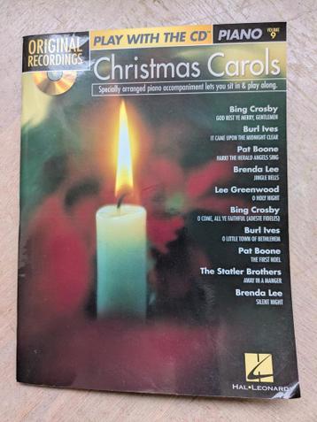 Muziekboek Christmas Carols met CD - Piano