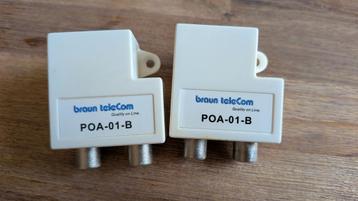 2 coax splitters