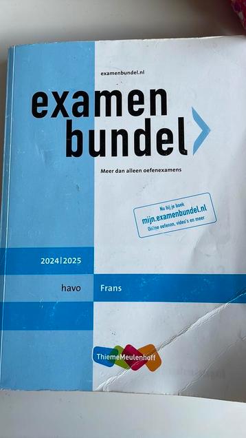 Gratis: Examenbundel havo Frans 2024/2025