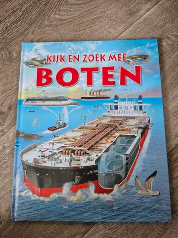 Kijk en Zoek Mee Boten - Educatief Kinderboek