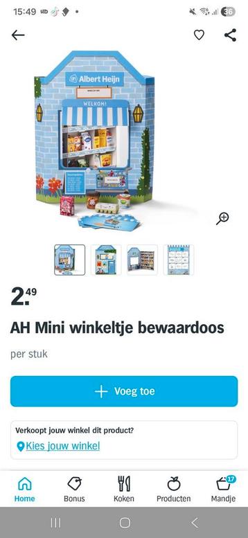 AH Mini Winkeltje met Mini's