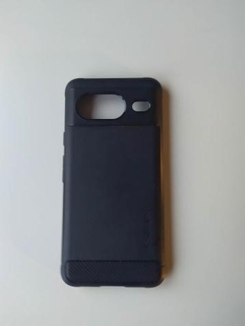 Stevig plastic cover voor Pixel 8, zwart