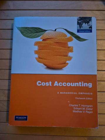 Studieboek Cost Accounting - Horngren