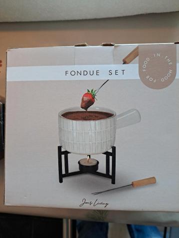FONDUE SET met kaas fondue
