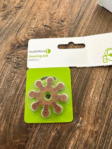 10 Sets AudioNova +312 Hoorbatterijen (80 stuks)