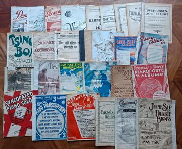 Vintage Bladmuziek verzameling