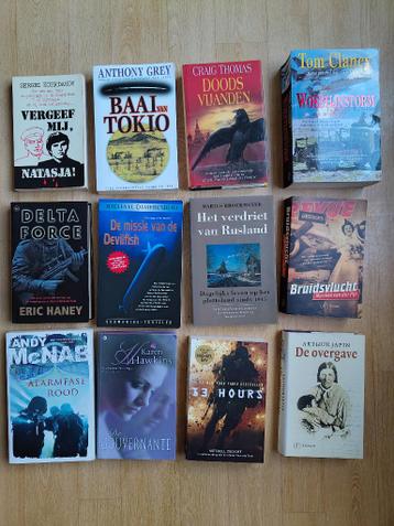 Diverse actie en/of historische romans (gratis)